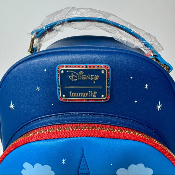 NWT. Disney Parks Loungefly Mini Backpack featuring London UK Mickey And Minnie main image 12